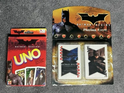 Batman Begins Uno Card Game & Batman Begins Playing Cards ￼2005 - Image 1 of 4