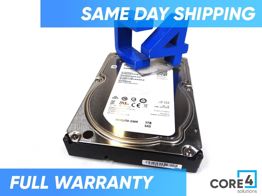 SEAGATE ST1000NM0023 1TB 7.2K --SAS-- 6GBPS 3.5 HDD - Image 1 of 1