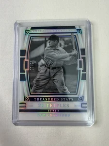 Sam Crawford 2023 Panini National Treasures 26 Triples Baseball Card TS-SC 26/26 - Bild 1 von 8