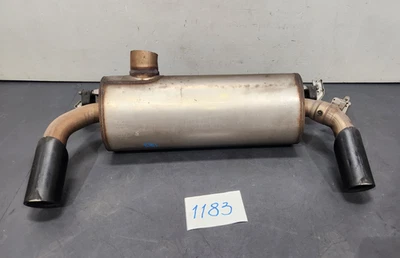 ✅ Silenciador de tubo de escape duplo BMW F22 F23 M235 fabricante de equipamento original com pontas pretas motor N55 99k - Imagem 1 de 4