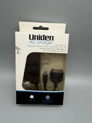 Uniden 旅行装交流充电器多品牌和产品充电器全新带盒 — 第 1/4 张图片