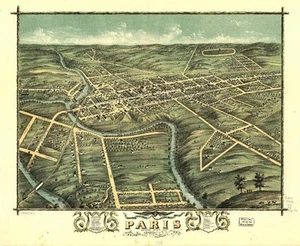 COLECCIÓN DE MAPAS PANORÁMICOS VINTAGE DE KENTUCKY EN CD - Imagen 1 de 1