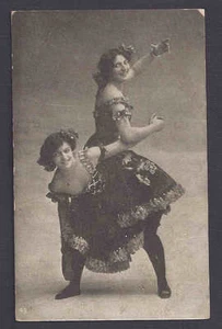 Ca 1903 TÄNZERINNEN BURLESQUE STIL, POSTFRISCH - Bild 1 von 1