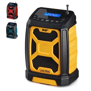 UEME 5W Portable Jobsite DAB+ / FM Radio | Bluetooth | Rechargeable Battery - Picture 1 of 33