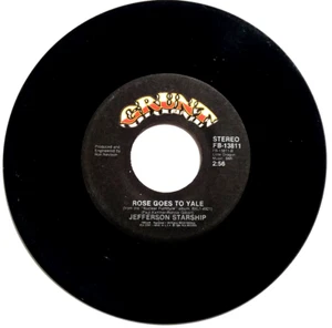 JEFFERSON STARSHIP - No Way Out / Rose Goes To Yale - Vinyl 45 1982 FB-13811 - Imagen 1 de 4