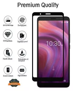 Protector de pantalla de vidrio templado de borde a borde para AT&T Radiant Max 5G - Imagen 1 de 7