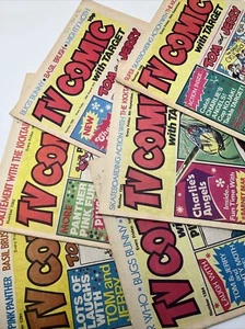6 x TV Comic from 1978 - Vintage Dr Who /Charlie’s Angels/ Kojak / Tom & Jerry - Picture 1 of 19
