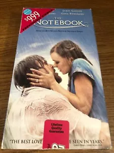 The Notebook VHS VCR Video Tape Movie Ryan Gosling Rachel McAdams Used - Picture 1 of 6