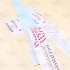 93063FE030 New OEM Subaru Impreza 2005-06 Front Side Door Pink Decal Sticker x2 - Bild 1 von 5
