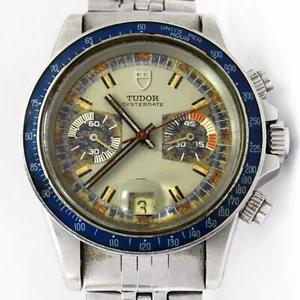 Vintage Tudor Monte Carlo Chronograph 40mm Original Grey Dial 1976 Watch 7149/0 - Picture 1 of 17