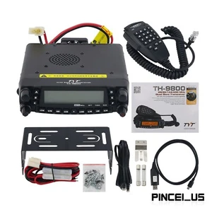 TYT TH-9800 PLUS 50W Quad Band Transceiver Mobile Radio Car FM Transceiver Kit - Picture 1 of 8