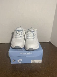 Easy Spirit Roadrunner White Leather Sneakers Women’s Size 9.5 NIB - Picture 1 of 10