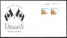 Canada   # 1684 Pair  Stylized Maple Leaf     Special New 1998 Event Cachet 