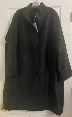 NWT$ 698 Eileen Fisher IVY Wool/Alpaca Stand Collar Coat XL - Image 1 of 4