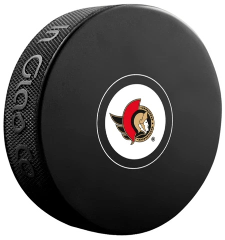 Ottawa Senators NHL Team Logo Autograph Souvenir Hockey Puck Cover
