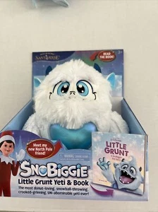 *NEU* Elfe im Regal: Santaverse - Snowbiggie Little Grunt Yeti & Buch - Bild 1 von 3
