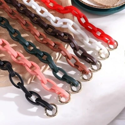 Replacement Retro Acrylic Chain For Handbag Or Shoulder Strap Bag Purse 38 CM #G - Image 1 of 4