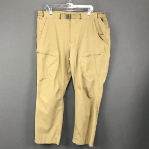 Alaskan Hardgear Fishing Pants Men 42x30 Tan Pockets Belted Standard Fit Outdoor - Picture 1 of 12