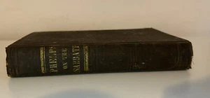 Rev A A PHELPS - The Sabbath 1842 RARE Christianity Antique Book Pine St Church - Picture 1 of 4