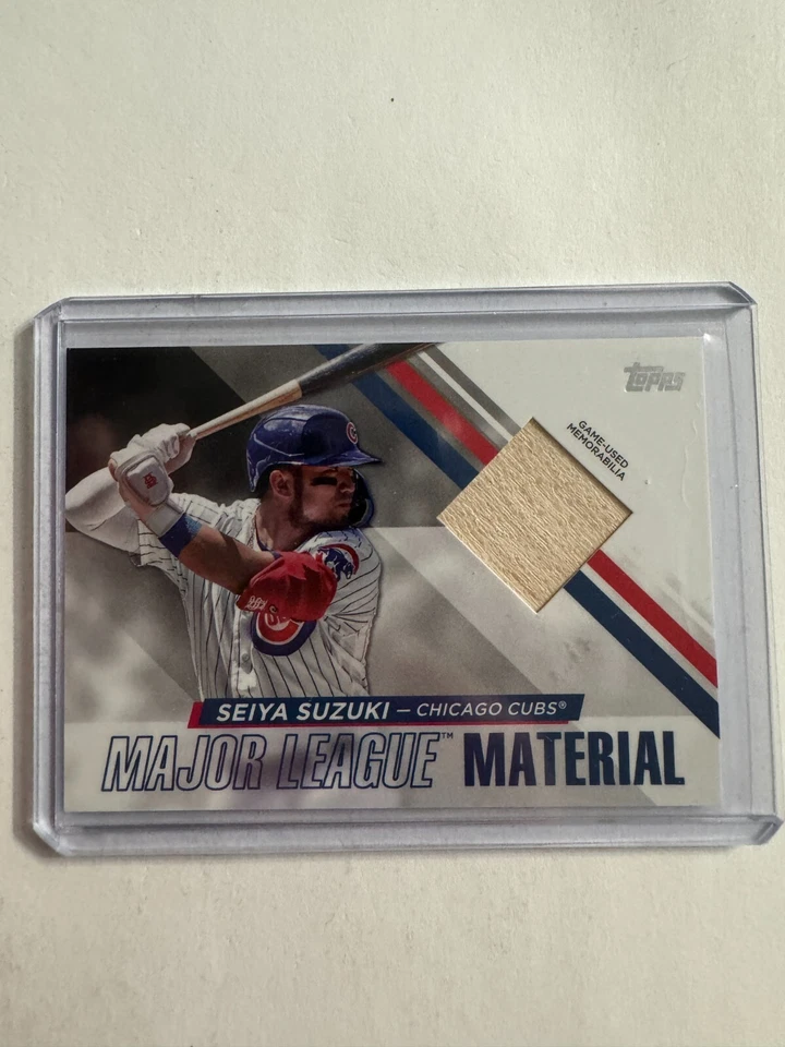 K191,838 - 2024 Topps Major League Material #MLMSS Seiya Suzuki Bat - Image 1 of 1