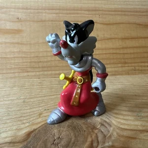 Vintage Figurine Publicitaire PVC FLUNCH 1999 Loup Chevalier 7cm Flunchi - Imagen 1 de 6