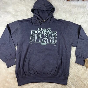 Providence Rhode Island Hoodie Sweatshirt Long Sleeve w/Pocket Size Large NWT - Picture 1 of 9