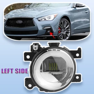 Fit 2014-2021 Infiniti Q50 QX60 QX80 Q70 Q70L Front LED Fog Light Lamp Left Side - Picture 1 of 11