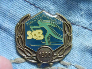 Anstecknadel Skiclub Bernina SCB Nachtlanglauf 1980 Pontresina Schweiz Suisse - Bild 1 von 2