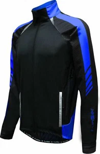 Cycling Jacket Funkier Tornado WJ-1326 Gents TPU Thermal Black/Blue Small - Picture 1 of 7