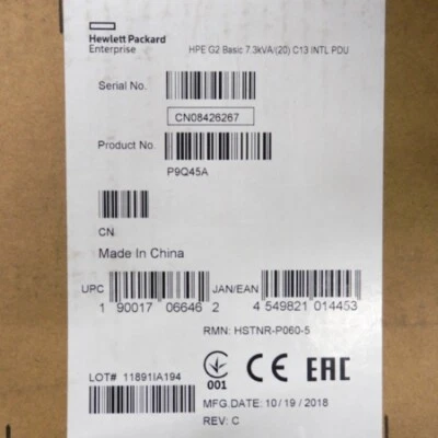 HP 20-Outlet Power Distribution Unit P9Q45A - Image 1 of 4