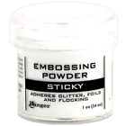 Ranger Sticky Embossing Powder - Adheres Glitter, Foil and Flocking