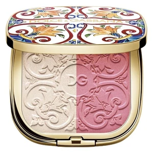 Dolce & Gabbana Illuminating Powder Duo Blush Solar Glow 1 Sweet Pink New In Box - Picture 1 of 3