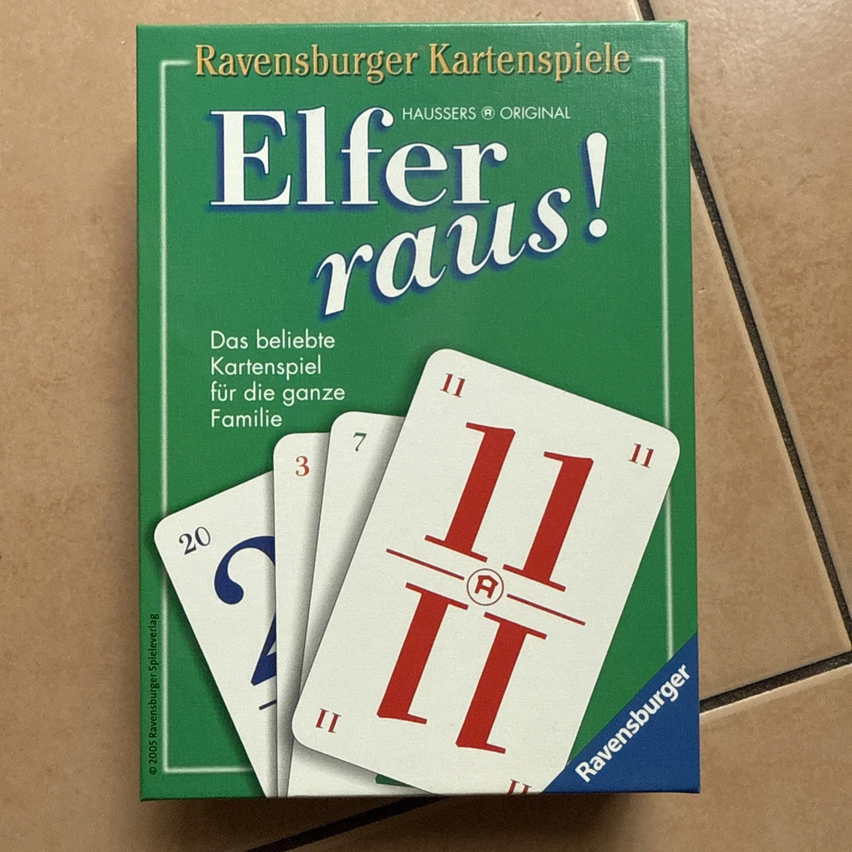 Ravensburger Elfer Raus: Der Klassische Kartenspaß Für 2–6 Spieler