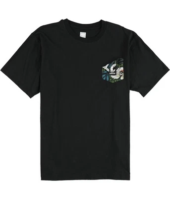 Adidas Hombre TROPICAL PRINT POCKET Camiseta Gráfica, Negro, XL Foto 1 de 2