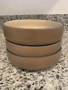 5 Over and Back Bowls Stoneware Cereal Soup Side- 2 Colors-mixed Set-Nantucket - Picture 1 of 13
