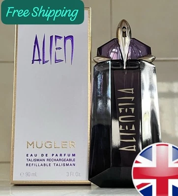 THIERRY MUGLER Mugler Alien Eau De Parfum 90ml – Chic Woody Floral Fragrance, Fast UK Shipping