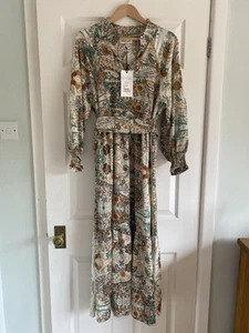 Lollys Laundry Britta Floral Print Maxi Dress BNWT M BOHO - Picture 1 of 22