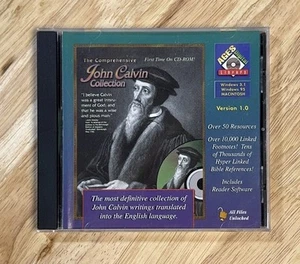John Calvin Collection CD-ROM PC/Mac Educational Software Bible Commentaries HTF - Picture 1 of 3