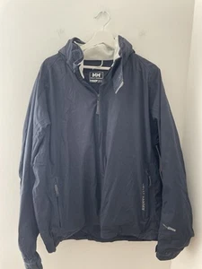 Chaqueta Helly Hansen HellyTech Impermeable Abrigo de Lluvia Transpirable Con Capucha Negra XXL - Imagen 1 de 7