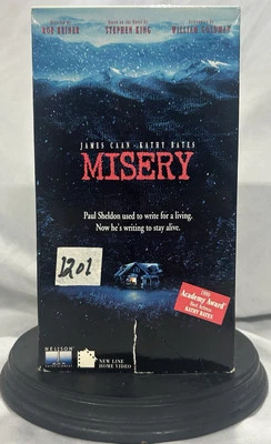 MISERY VHS New Line Home Video 1991 Release Foto 1 de 4