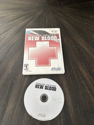 Nintendo Wii Game Trauma Center New Blood Case & Game Only No Manual  - Image 1 of 4