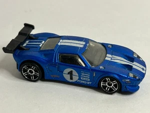 2009 1:64 Hot Wheels New Models 39/42 Ford GT LM Blue 039/190 Loose - Picture 1 of 5