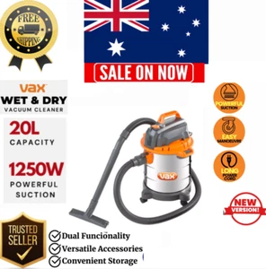 Wet Dry Vacuum Cleaner Industrial Workshop 20L Shop Commercial 1250W Heavy Duty - Picture 1 of 8