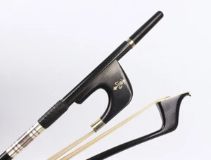3/4 Upright Double Bass Bow Braided Carbon Fiber German High Handle Bass Bow - Picture 1 of 7
