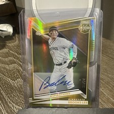 🔥 2022 Elite Extra Edition BROOKS LEE Gold Aspirations Die-Cut /24 Auto MINT 🔥