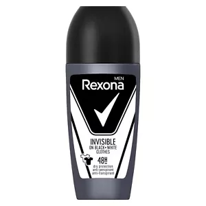 Rexona MEN INVISIBLE: Black & White antiperspirant 50ml-FREE US SHIP - Picture 1 of 2