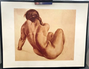 A.Deyneka Soviet time print TANNED NUDE GIRL - Bild 1 von 2