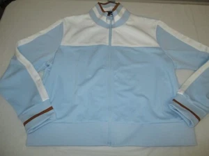 NWT Wild Fable Womens Full Zip Track Jacket Blue White 2XL XXL - Picture 1 of 2