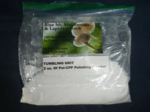 Rock Tumbling Grit - 2 ounces of  Pol-CPP KC 3x  Micro Alumina - Picture 1 of 1