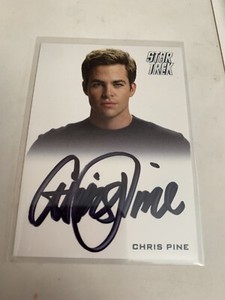 Star Trek Chris Pine Beyond Autograph card Rittenhouse Movie
